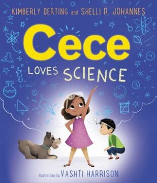 Cece loves science book cover.