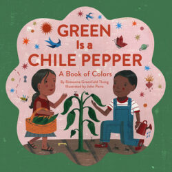 Green is a chile pepper book cover.