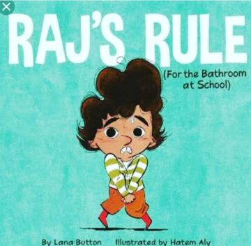 Cover image for Raj's rule for the bathroom at school.