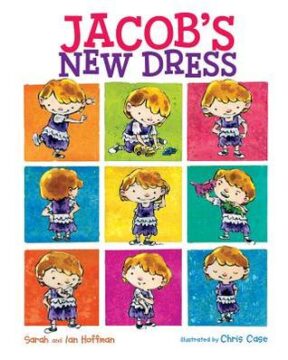 Jacob's new dress book cover.