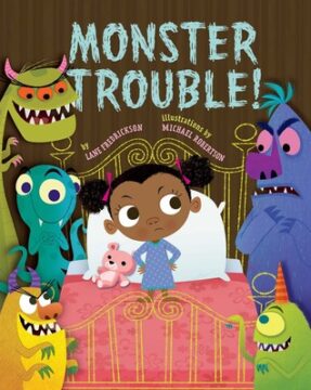 Monster trouble book cover.