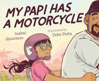 My Papi has a motorcycle book cover.