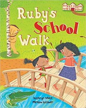 Ruby's school walk book cover.