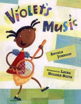 Violet's music book cover.