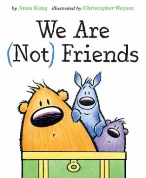 We are not friends book cover.