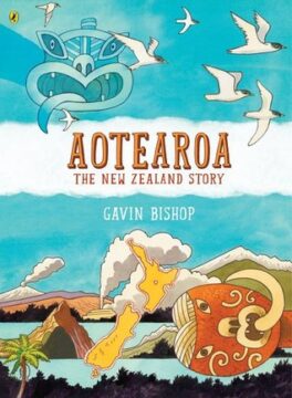 Aotearoa: The New Zealand story book cover.