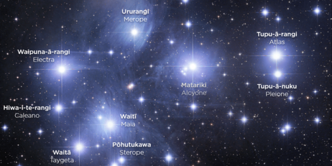 The Matariki stars