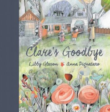 Clare's goodbye book cover.