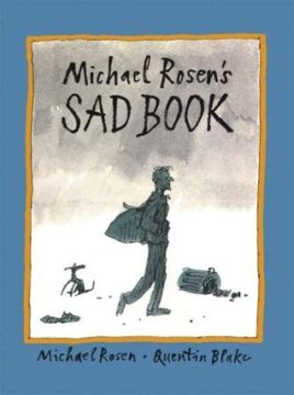 Michael Rosen's sad book book cover.