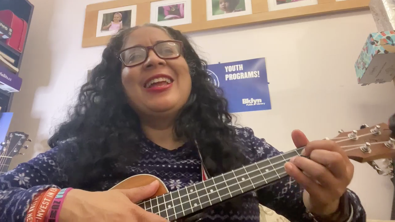 Ms. Juana and ukulele