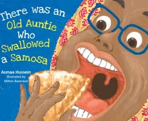 There was an auntie who swallowed a samosa book cover.