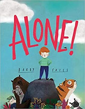 Alone by Barry Falls book cover.