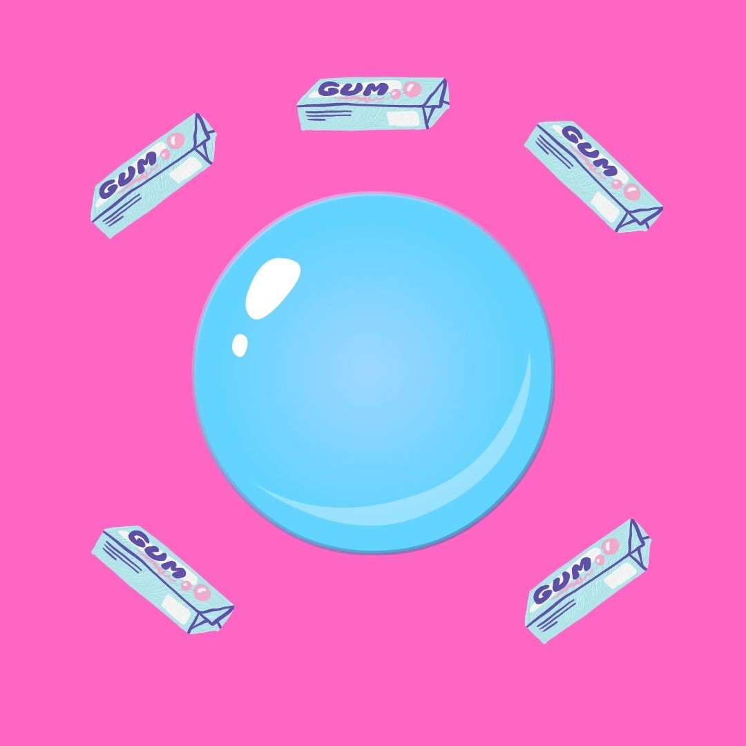 Five Little Pieces of Bubble Gum