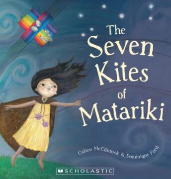 Seven kites of Matariki book cover.