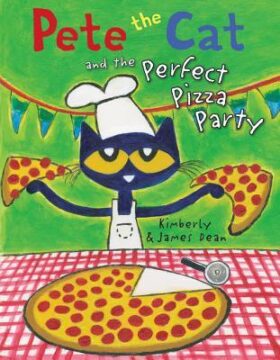 Pete the Cat and the Perfect Pizza Party book cover.