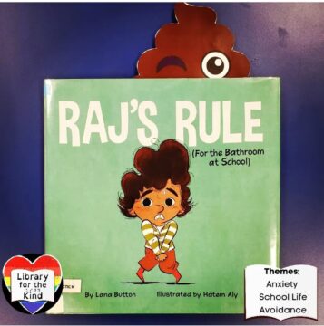 Raj's Rule (for the Bathroom at School) book cover.