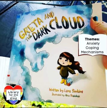 Greta and the dark cloud book cover.