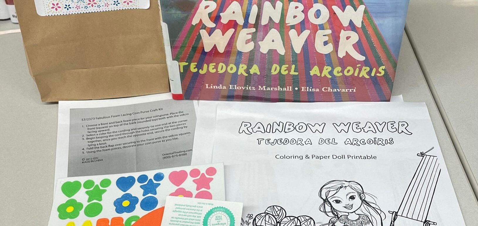 Rainbow Weaver Storytime Kit.