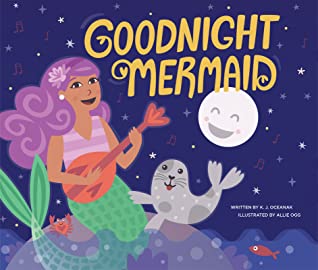 Goodnight mermaid book cover.