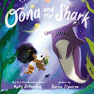 Oona and the shark book cover.