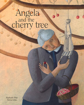 Angela and the cherry tree book cover.