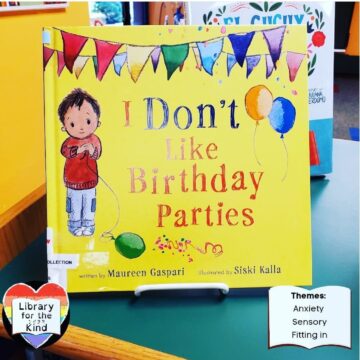 I don't like birthday parties book cover.