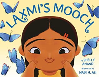 Laxmis mooch book cover.