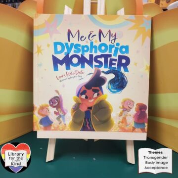 Me and my dysphoria monster book cover.