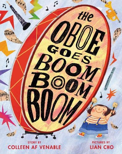 Oboe goes boom boom boom book cover.