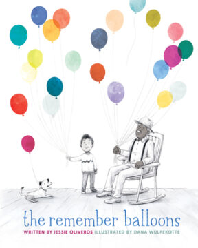 The Remember balloons book cover.