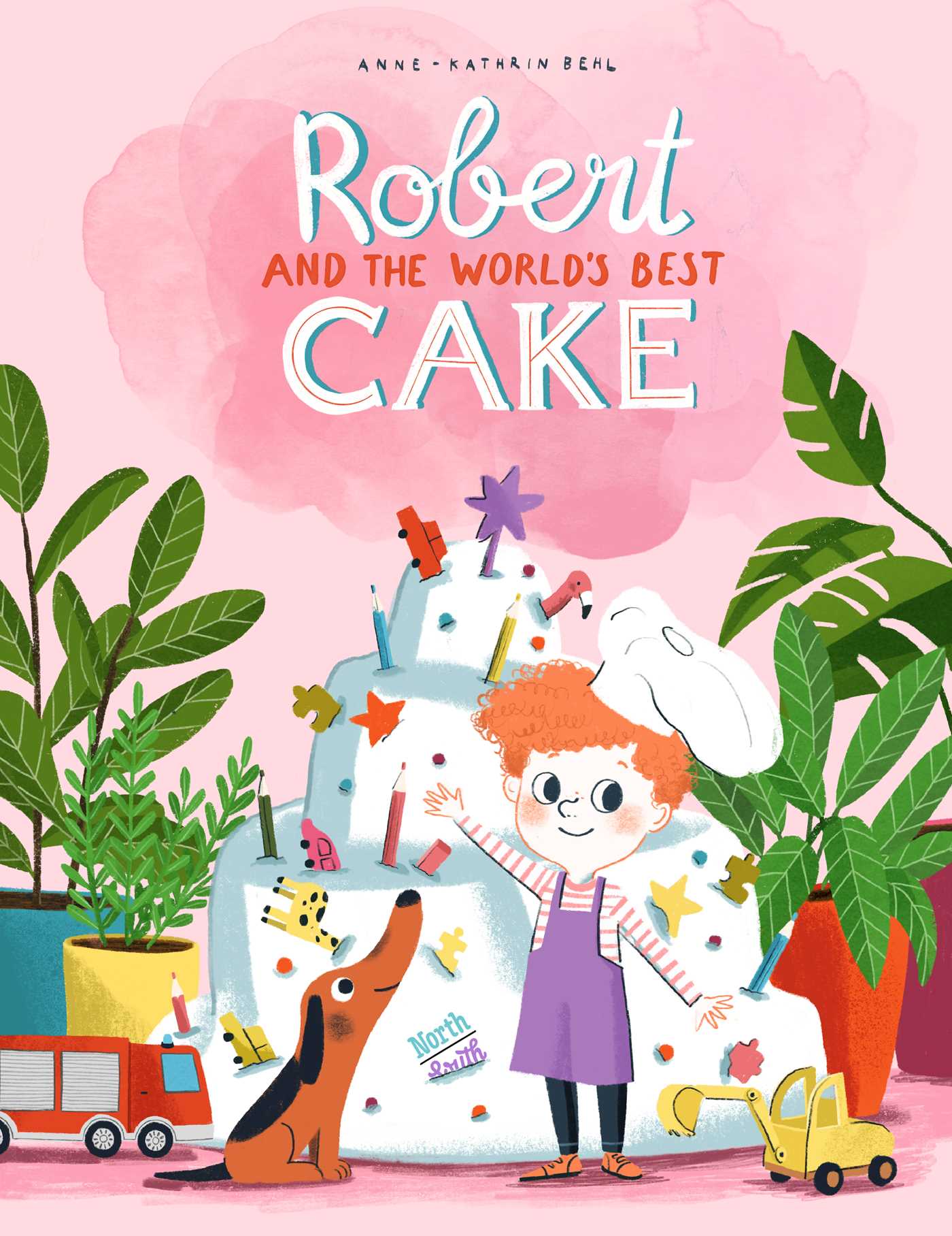Robert and the worlds best cake book cover.