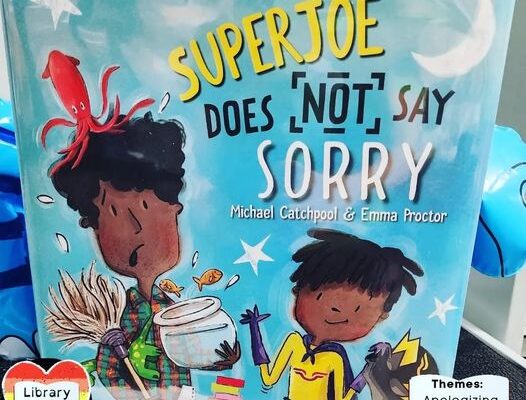 SuperJoe does not say sorry book cover.