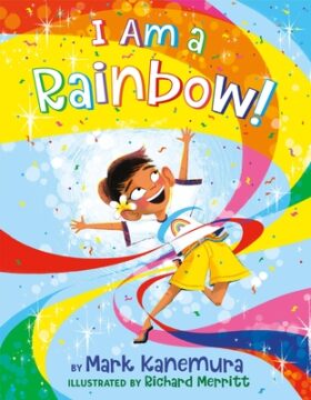 I am a rainbow book cover.