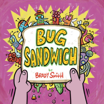 Bug sandwich book cover.