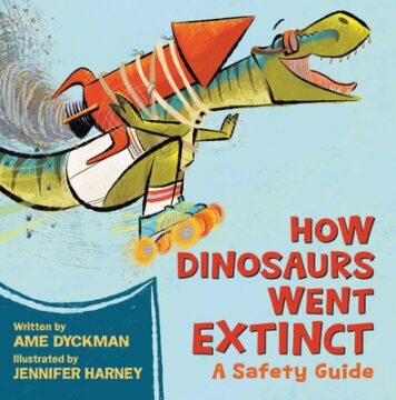 How dinosaurs went extinct book cover.