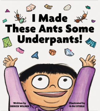 I made these ants some underpants book cover.