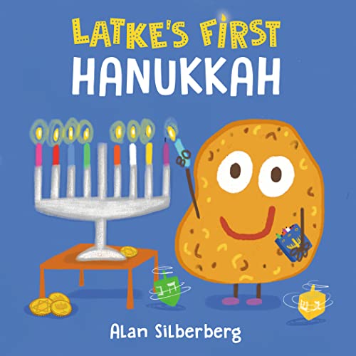 Latke's first Hanukkah book cover.