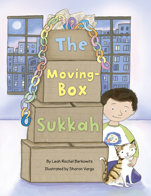 Moving box Sukkah book cover.