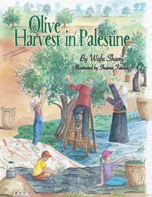Olive harvest in Palestine book cover.