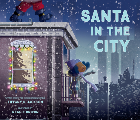 Santa in the city book cover.