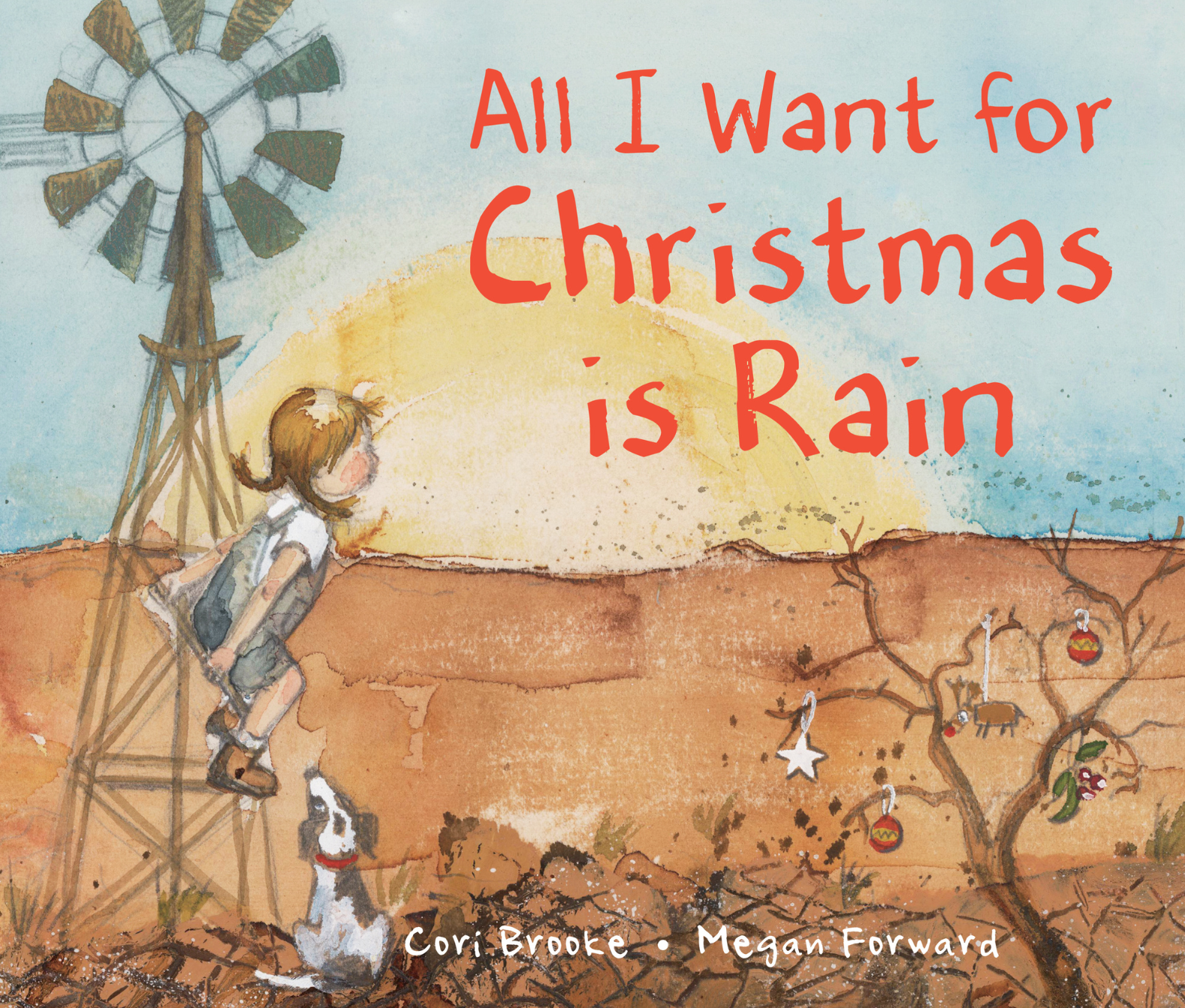 All I want for Christmas is rain book cover.