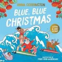 Blue blue Christmas book cover.
