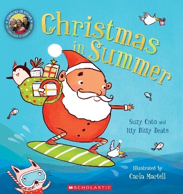 Christmas in summer book cover.