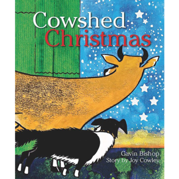 Cowshed Christmas book cover.