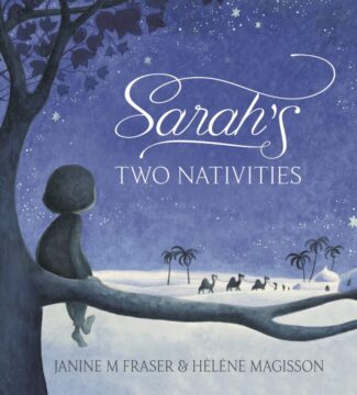 Sarah's two nativities book cover.