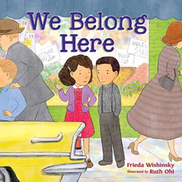 We belong here book cover.