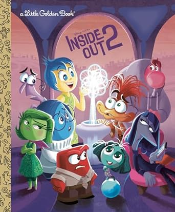 Inside Out 2 cover of Little Golden Book.