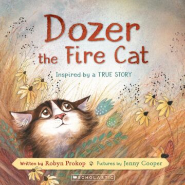 Dozer the fire cat book cover.