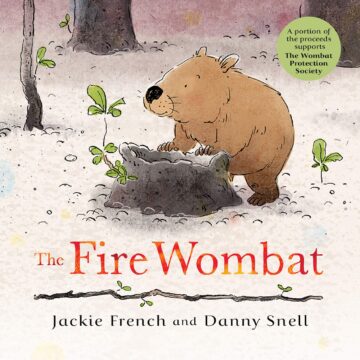 The fire wombat book cover.