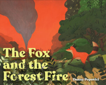 Fox and the forest fire book cover.